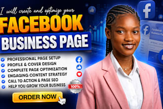 create and setup facebook business page