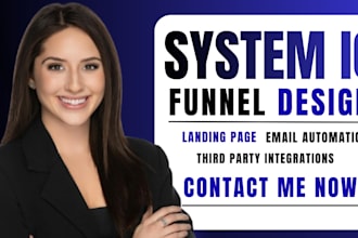 build system io sales funnel landing page design clickfunnel system io expert