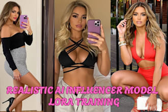 create a realistic ai influencer ai model virtual avatar consistent model