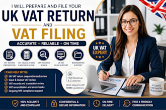 file your UK vat return and provide professional UK vat accounting