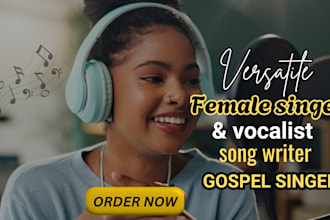 be your female gospel singer christian rapper and vocalist