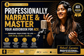 professionally narrate and master your audiobook for acx