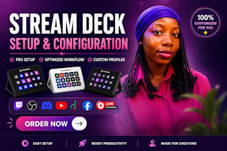 set up your elgato stream deck for obs, vmix, twitch and youtube