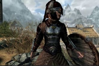 create and port skyrim mods with armor weapons and characters
