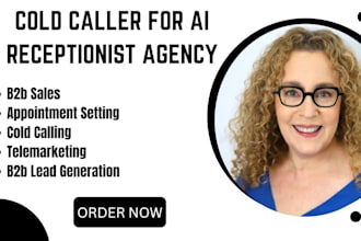 cold caller ai receptionist sales partner saas cold calling appointment setting