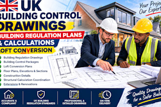 do UK building control drawings building reg drawing calculation loft conversion