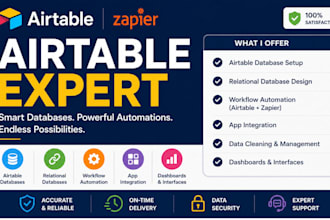 build  database, CRM, automation and workflow systems