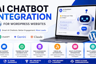 integrate chatgpt chatbot and openai API into wordpress and shopify website