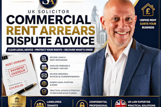 advise on your commercial rent arrears dispute