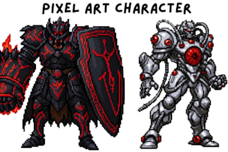 pixel art character pixel sprite sheet character design pixel art animation 8bit