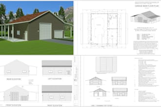 create barn home blueprints, floor plans and garage layouts