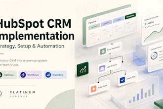 implement, set up and integrate hubspot CRM for your business