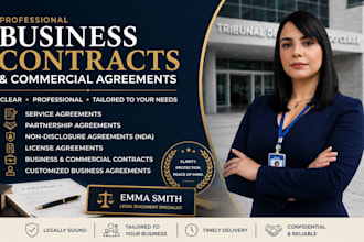draft professional business contracts and legal agreements