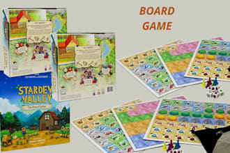 design a unique board game from concept to rulebook, board game design