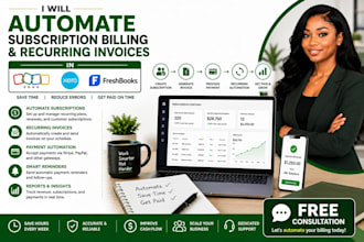 automate subscription billing recurring invoices in zoho xero freshbooks