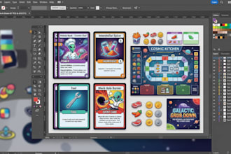 design a card game, trading card game, party card game, tcg cards, board game
