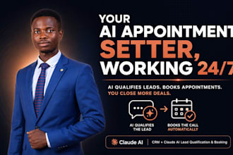 crm setup ai agent lead qualification appointment setter followup system claude
