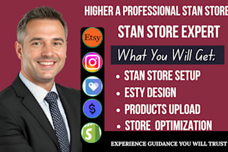 setup stan store, stan store marketing, payhip digital product store, stan store