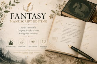 professionally critique your fantasy or romantasy novel