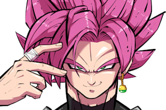 change you into dragon ball styles character