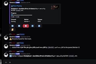 create a custom discord bot that grows with your server