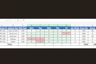 create dynamic excel spreadsheet and trackers