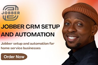 set up your jobber crm and connect it to your website for lead automation