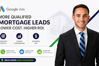 setup ROI optimize and manage google ads for mortgage broker