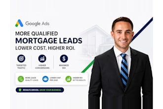 setup ROI optimize and manage google ads for mortgage broker