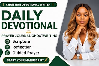ghostwrite daily devotionals and prayer journals for christian authors