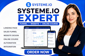 systeme io landing page systeme io sales funnel systeme io website online course