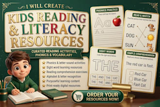 create best kids reading activity, phonic practice vocabulary literacy resources