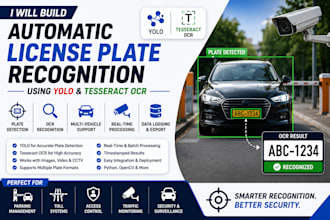 build automatic license plate recognition using yolo tesseract ocr python