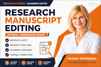 edit and prepare your research manuscript for journal publication
