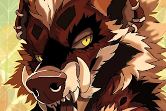 draw furry art fursona anthro character sfw