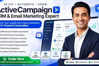 build your complete activecampaign CRM automation email marketing system