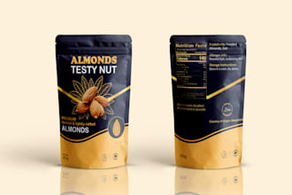 design premium pouch packaging bag design