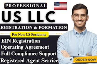 do US llc registration, US llc formation in wyoming new mexico or delaware llc