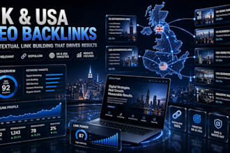 build UK and USA backlinks with contextual SEO link building