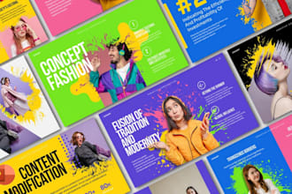 redesign update powerpoint presentation slide and format startup investor decks