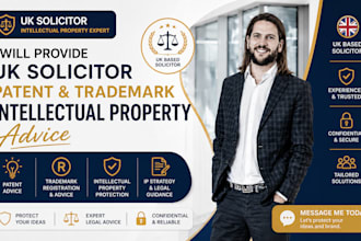 provide UK solicitor patent and trademark intellectual property advice