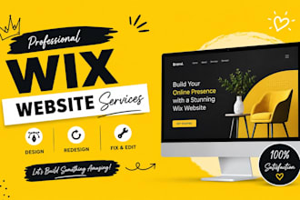 design wix website, wix redesign, wix website redesign, wix website design fix