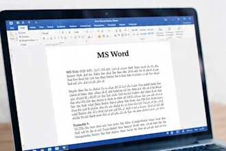 do fast urdu english typing and data entry in ms word