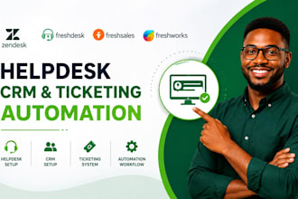 setup zendesk freshdesk freshsales freshworks helpdesk crm ticketing automation