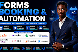 setup booking automation zapier make pabbly uncanny automatewoo n8n integrately