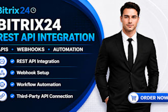 build bitrix24 rest api integration webhooks and automation workflow