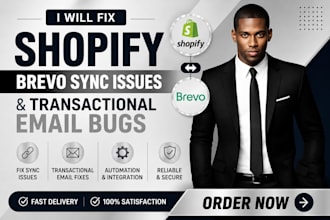 fix shopify brevo sync issues and transactional email bugs