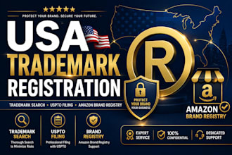 do USA trademark search uspto filing registration and amazon brand registry