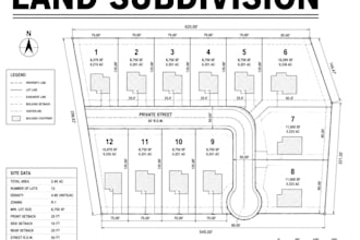 create subdivision, site plan, plot plan and layout in 2d cad for tx, ca, nc