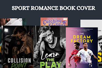 design sports romance football book cover contemporary romance ebook KDP kindle